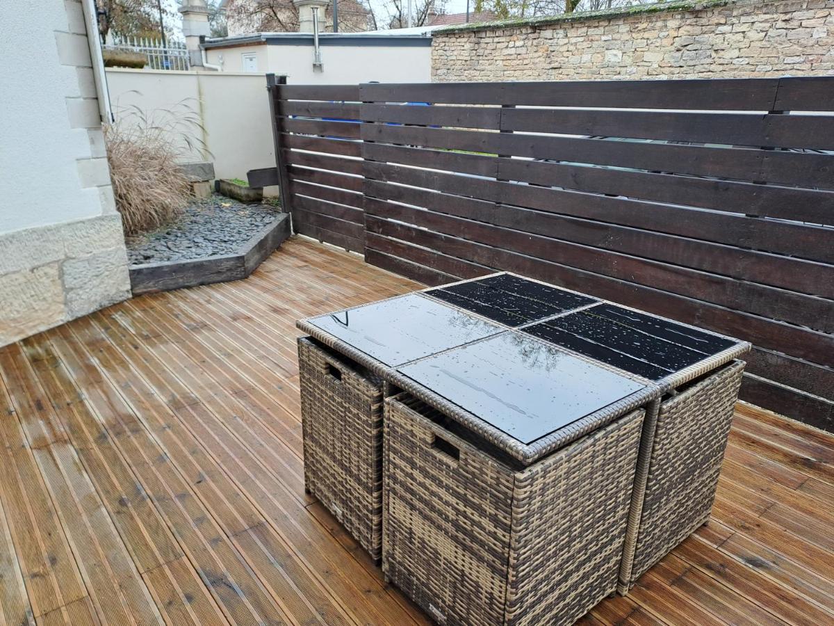 Bel Appartement Grande Terrasse Avec Parking A Dijon Ngoại thất bức ảnh
