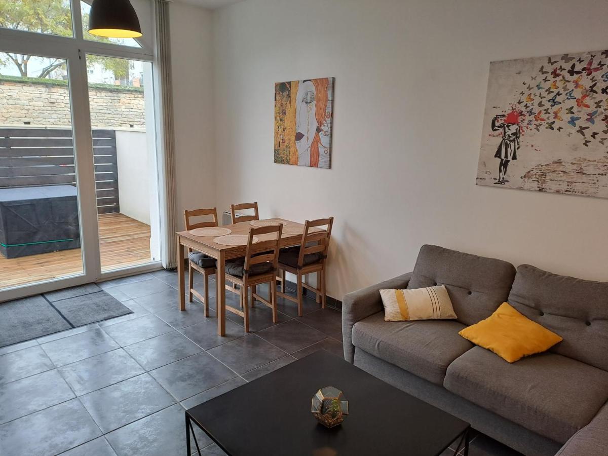 Bel Appartement Grande Terrasse Avec Parking A Dijon Ngoại thất bức ảnh